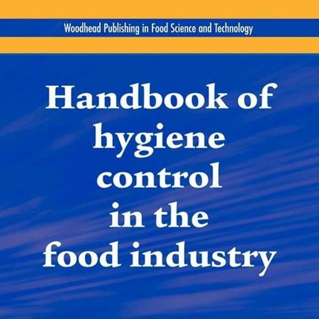 Handbook of hygiene control in food industry