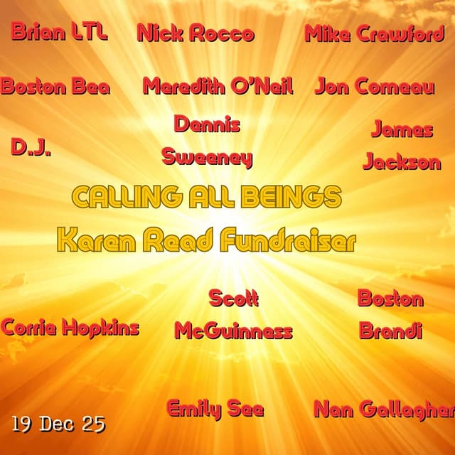 Karen Read-Stronger Together Fundraiser! Young Jurks -LTL -Nick Rocco - Meredith - Corrie Hopkins