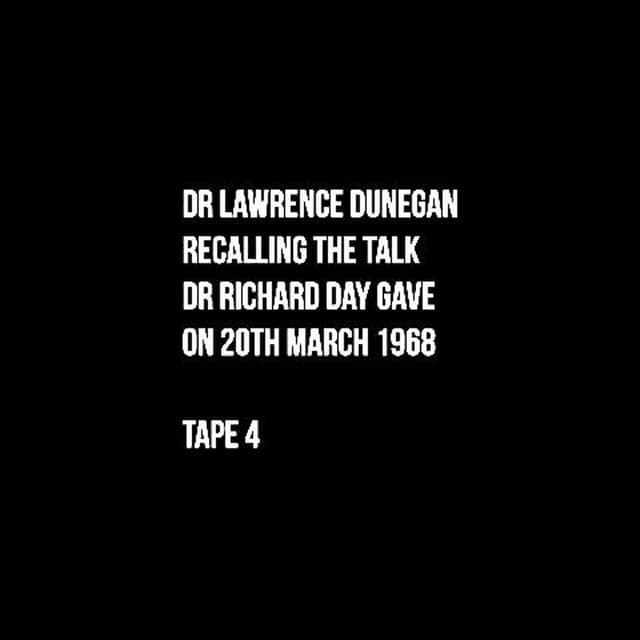 Dr Richard Day. New Order of Barbarians - Tape 4