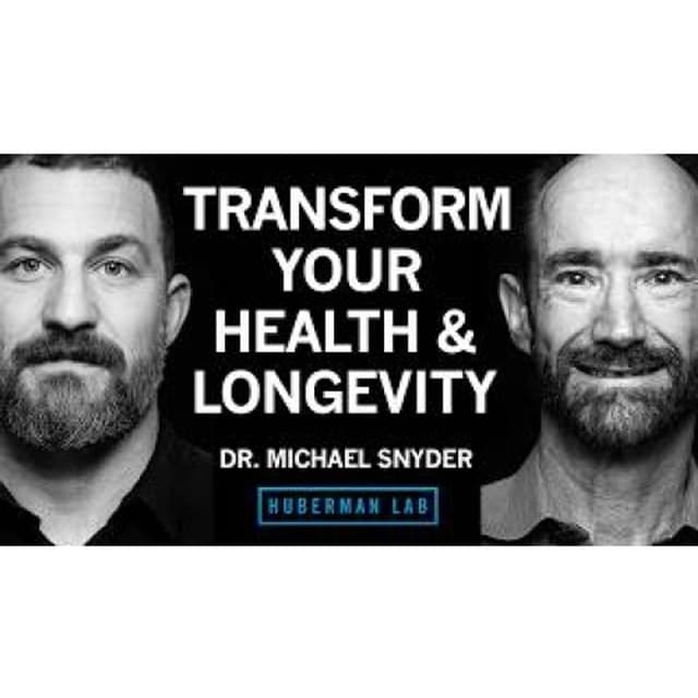 Transform Your Metabolic Health & Longevity by Knowing Your Unique Biology _ Dr. Michael Snyder