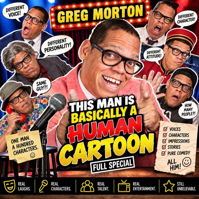 Greg Morton – This Man Is Basically A Human Cartoon Full Special (Stand-up Comedy)