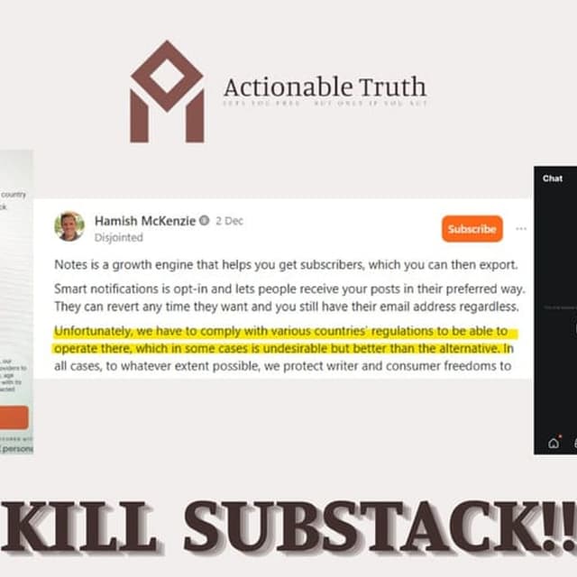 The case for KILLING Substack