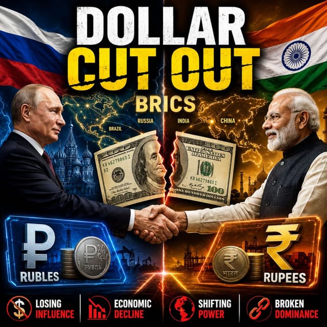 Russia and India Are Cutting Out the Dollar as U.S. Debt Explodes