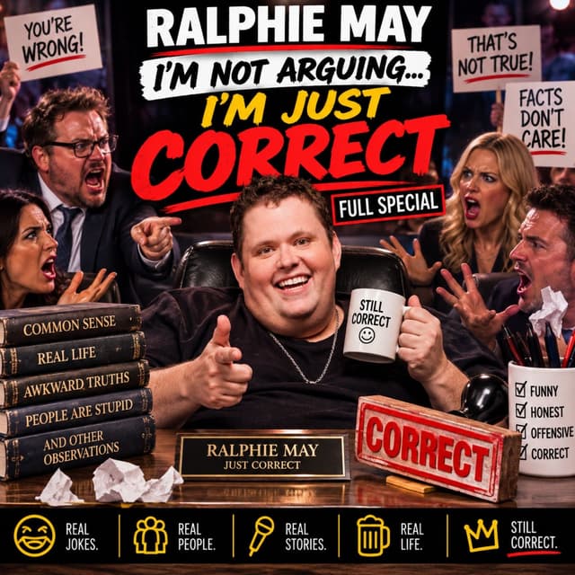 Ralphie May – I’m Not Arguing… I’m Just Correct Full Special (Stand-up Comedy)