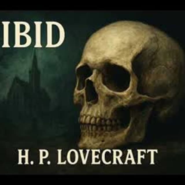 "Ibid" by H.P. Lovecraft | Classic Satire & Weird Fiction (Full Audiobook)
