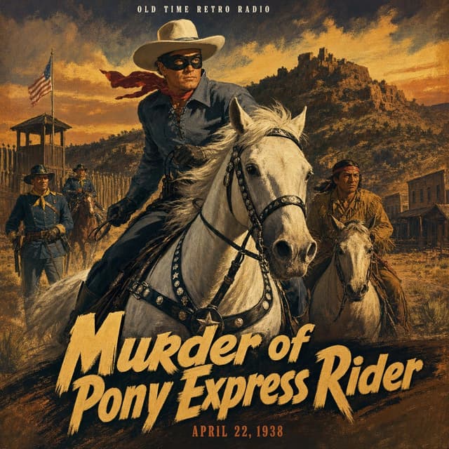The Lone Ranger - "Murder of Pony Express Rider" (Old Time Radio, 1938)