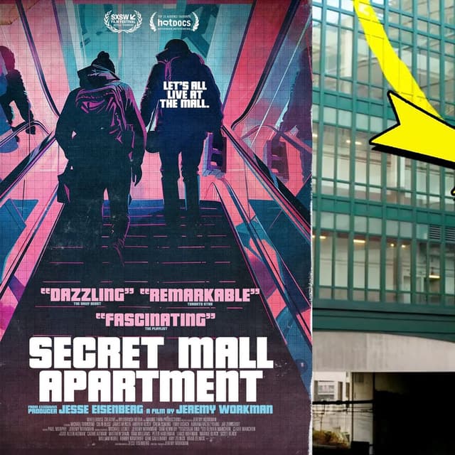 Secret Mall Apartment (2024) - BUSTED ON CAMERA after living rent-free in a mall for 4 YEARS