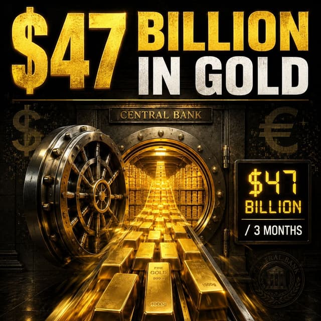 Central Banks Just Bought $47 Billion in Gold. Why?