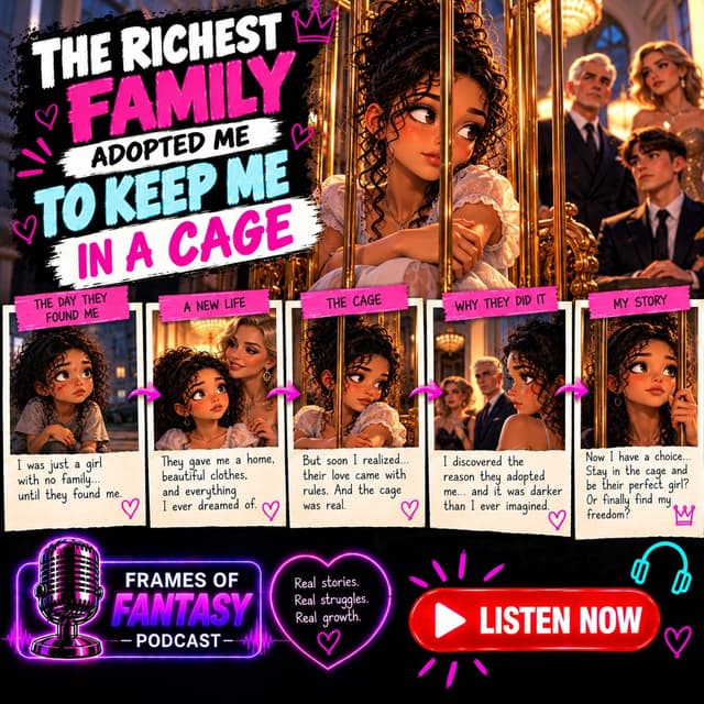 The Richest Family Adopted Me to Keep Me in a Cage| Like and sub💕