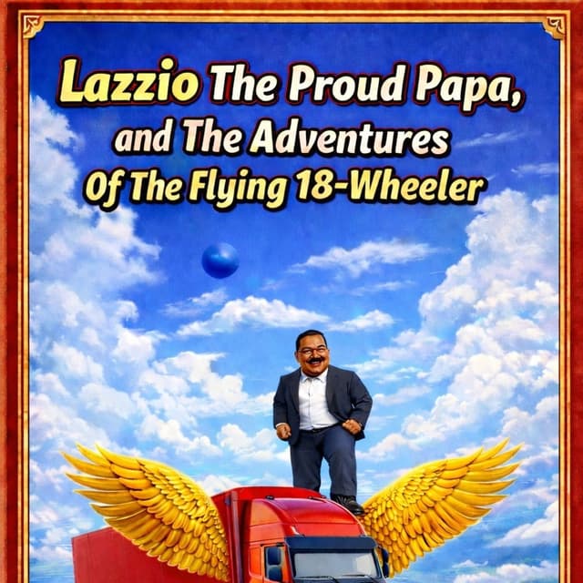 New Children's Book by Author, Adrienne F Manson, Lazzio The Proud Papa