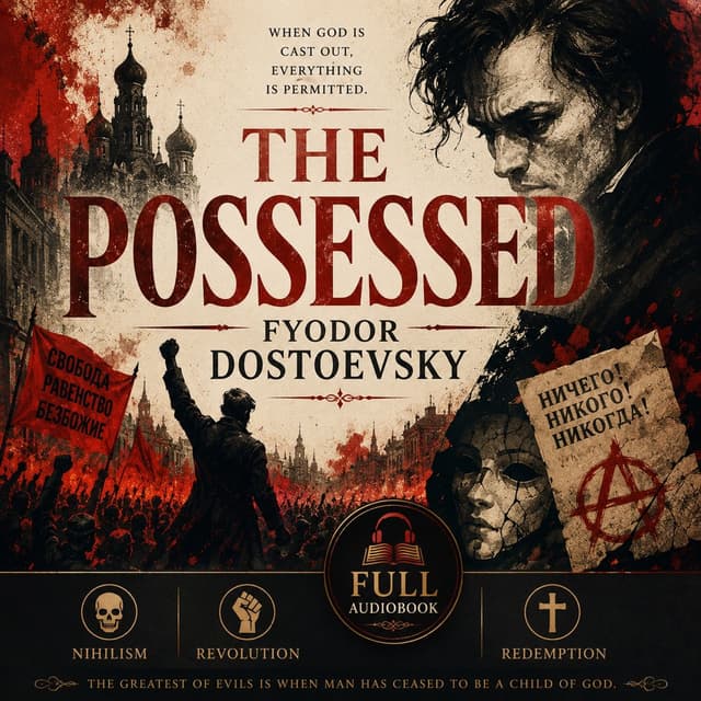 The Possessed by Fyodor Dostoevsky | Full Audiobook 📖 A Dark Russian Masterpiece of Revolution, Faith & Human Despair Part 1