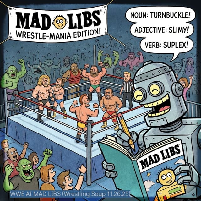 WWE AI MAD LIBS (Wrestling Soup 11.26.25)