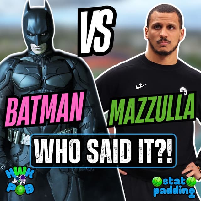 Joe Mazzulla or Batman?! (STAT PADDING)
