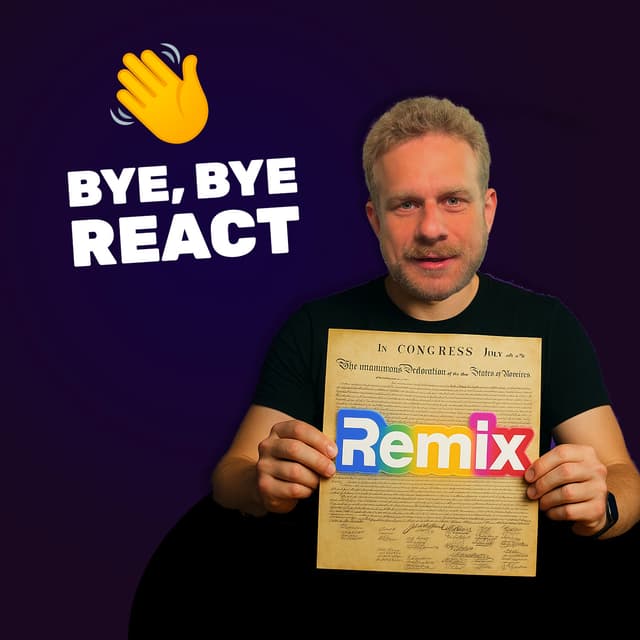 Remix is no longer a React framework