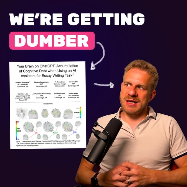 MIT Study: ChatGPT Is Making Us Dumber