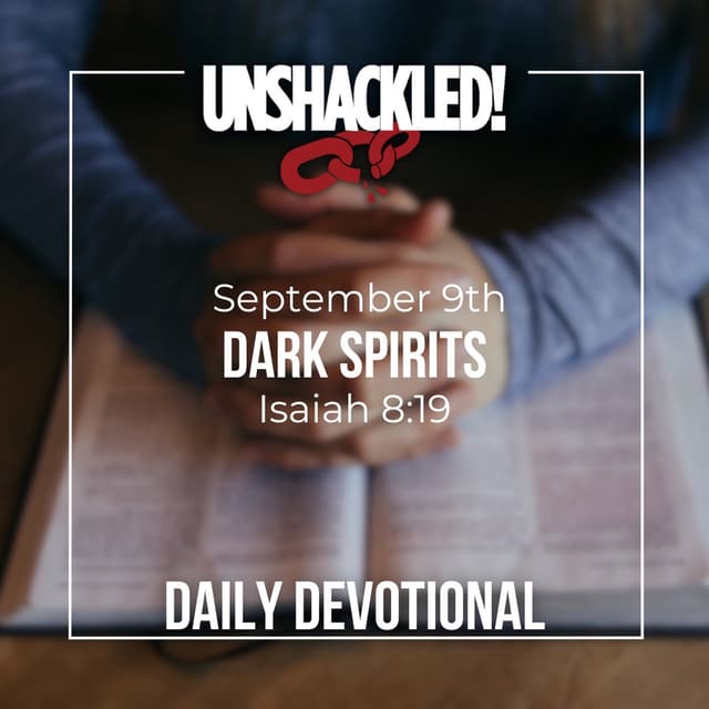 Daily Devotionals: Dark Spirits