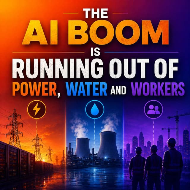 The AI Boom Is Running Out of Power, Water and Workers