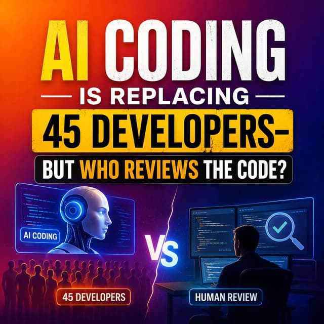 AI Coding Is Replacing 45 Developers—But Who Reviews the Code?