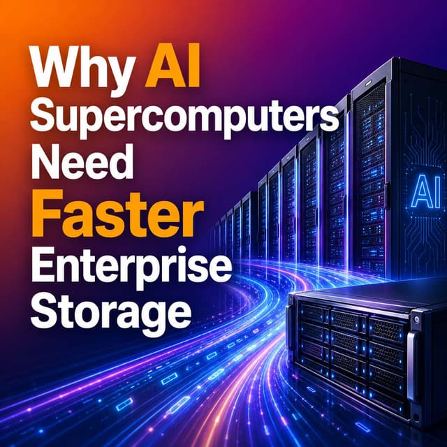 Why AI Supercomputers Need Faster Enterprise Storage?