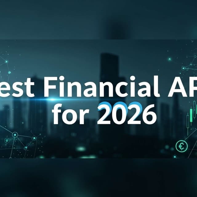 Best Financial APIs for 2026