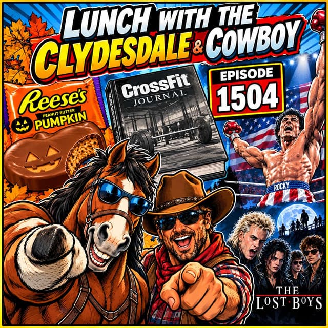 Lunch with the Clydesdale & Cowboy - Reese's Pumkins are Not Actually Carved!