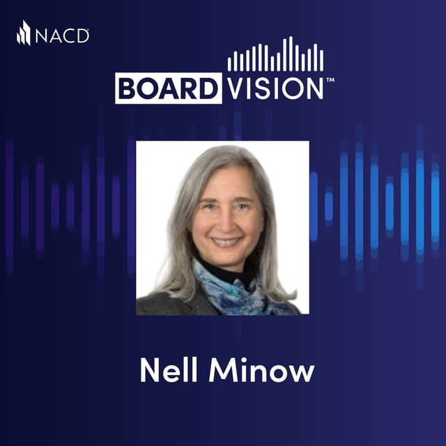 Boards and Shareholders: A Conversation With Nell Minow
