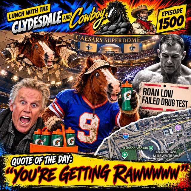 Lunch with the Clydesdale & Cowboy - Gary Busey or Nick Nolte? Who You Got?