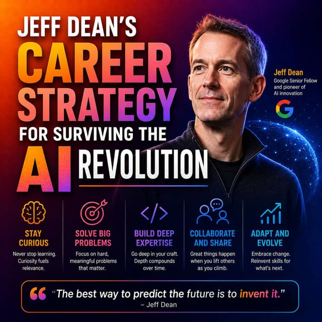 Jeff Dean’s Career Strategy for Surviving the AI Revolution