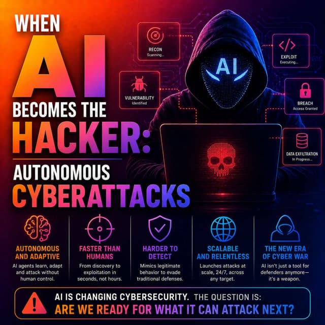 When AI Becomes the Hacker: Autonomous Cyberattacks