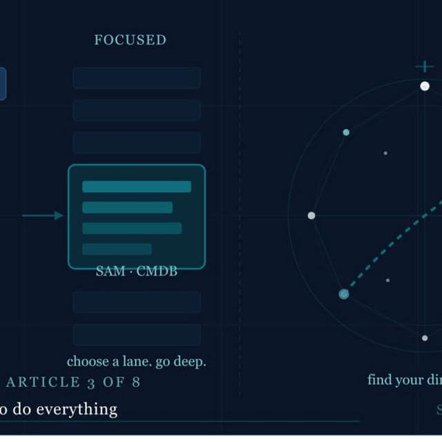 You Don't Have to Do Everything - Choosing Your Lane in the ServiceNow Ecosystem