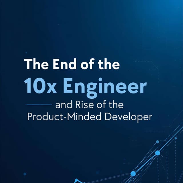 The Rise of the Product-Minded Engineer: Why Error Messages Matter More Than Ever