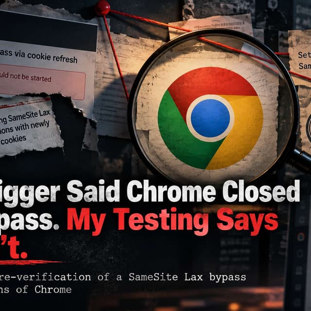 PortSwigger Said Chrome Updates Broke Its CSRF Lab. My Tests Tell a Different Story