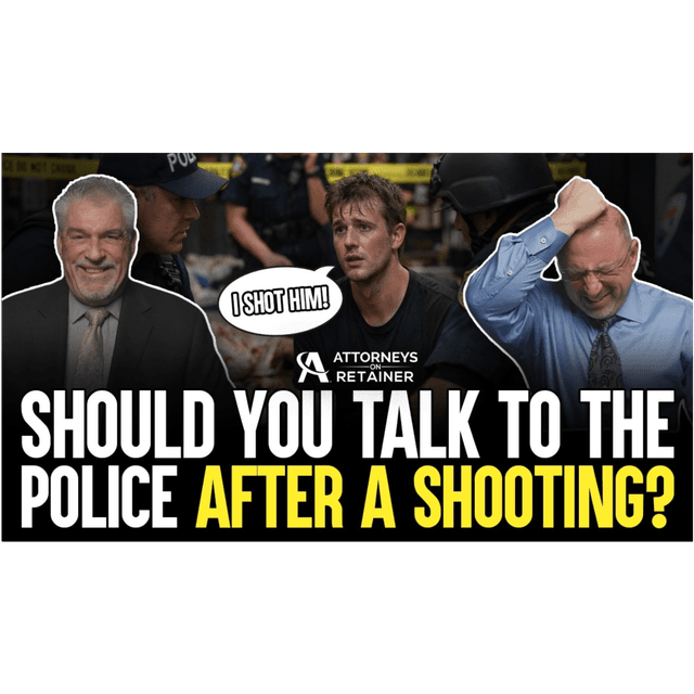 Should You Talk to the Police After a Self-Defense Shooting?