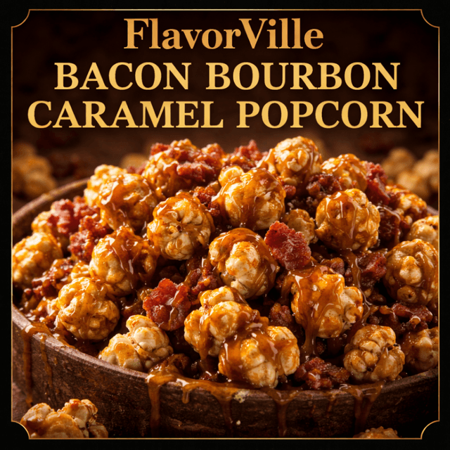Bacon Bourbon Caramel Popcorn