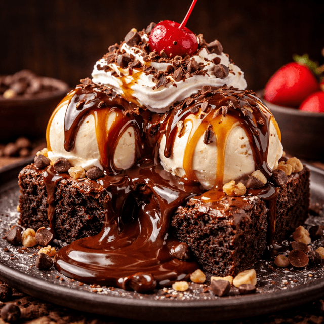 Molten Brownie Sundae Stack (Brian M. Inspired)