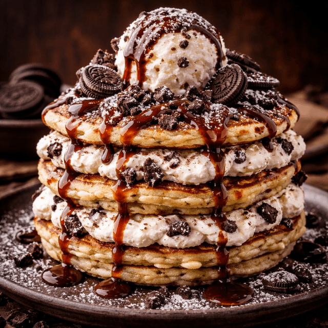 Cookies & Cream Oreo Pancake Stack (Brian M. Inspired)