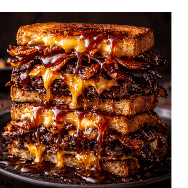 BBQ Bacon Cheeseburger Melt Tower (Brian M. Inspired)