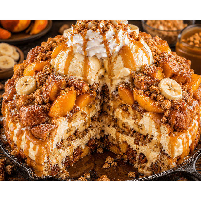 FLAVORVILLE™ PEACH COBBLER BANANA PUDDING CHEESECAKE HONEY BUN CRUNCH