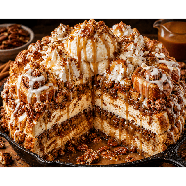 FLAVORVILLE™ CINNAMON ROLL CHEESECAKE PECAN PIE CROISSANT BREAD PUDDING SUPREME