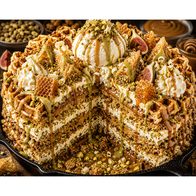 FLAVORVILLE™ PISTACHIO BAKLAVA CHEESECAKE HONEY WAFFLE COOKIE BUTTER AVALANCHE