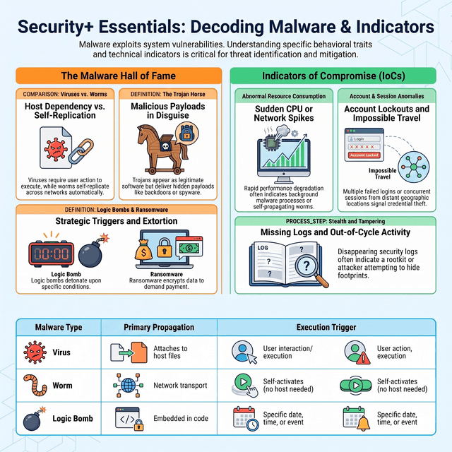 Security+ - Domain 05 - Malware