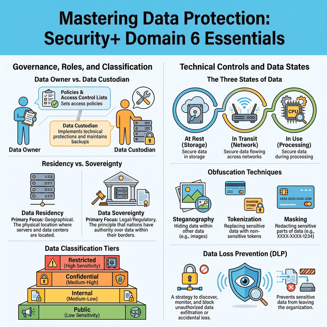 Security+ - Domain 06 - Data Protection