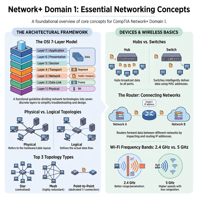 Network+ - Domain 01 - Networking Concepts