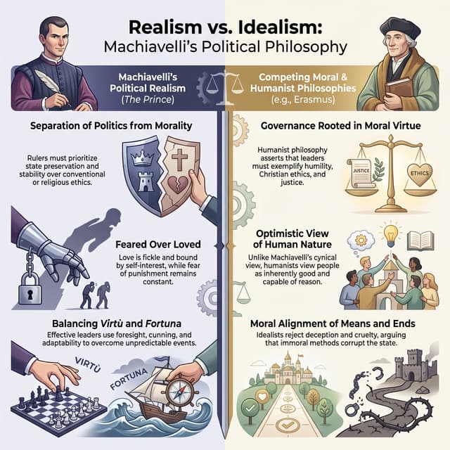 Book Analysis - The Prince - Realism vs. Idealism