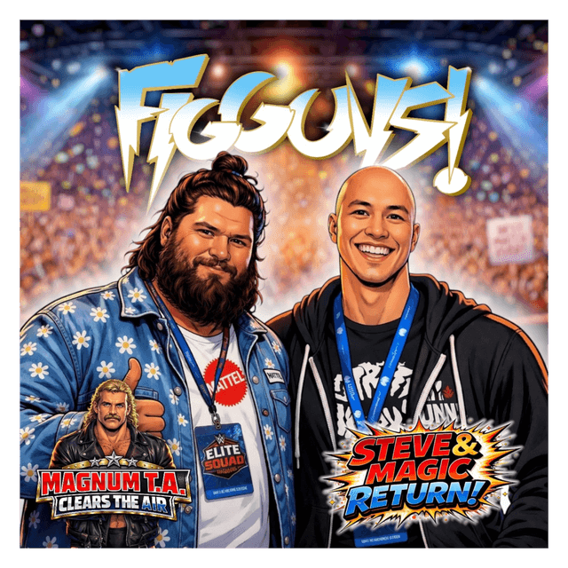 Magnum T.A. Breaks His Silence on PowerTown Chaos + Mattel Teases WrestleMania Reveals! | The FigGuys #098