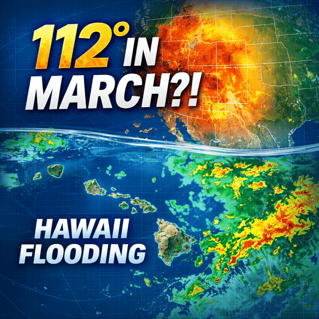 This Should NOT Be Happening in March… 112° Heat + Hawaii Flood Disaster