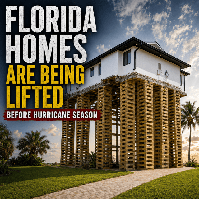 Florida Homes Are Being Lifted Into the Sky Before Hurricane Season
