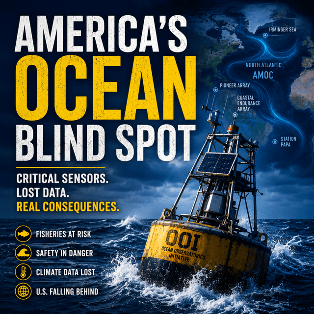 America is Going Ocean Blind: Critical Sensors Are Being Removed