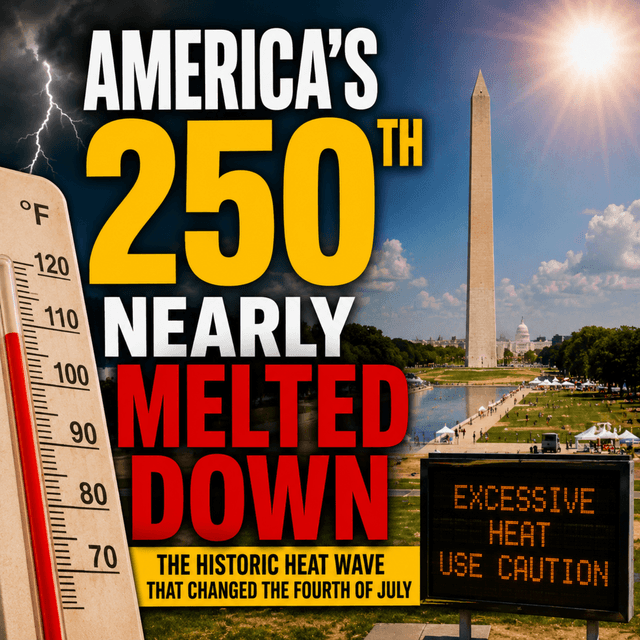 America’s 250th Nearly Melted Down: The Historic Heat Wave That Changed the Fourth of July
