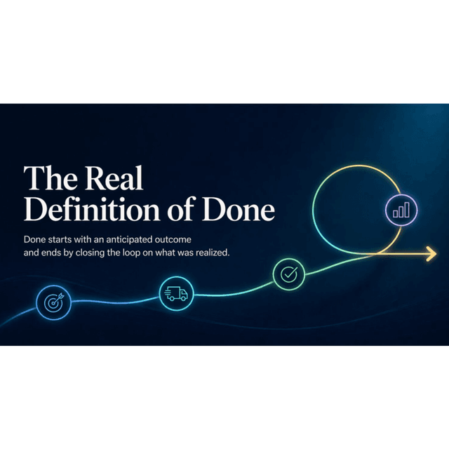 The Real Definition of Done